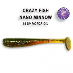 Силиконовая приманка Crazy Fish Nano Minnow 1.6 6-40-14-6