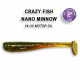 Силиконовая приманка Crazy Fish Nano Minnow 1.6 6-40-14-6