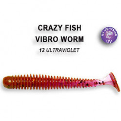 Силиконовая приманка Crazy Fish Vibro Worm 2 3-50-12-6