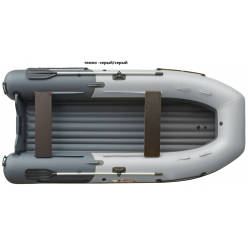 Лодка Reef Triton 400 S-Max НД  (серый/темно-серый)