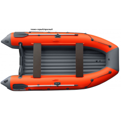 Лодка Reef-325 НД (красный/темно-серый)