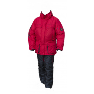 Костюм рыболовный Canadian Camper SNOW LAKE PRO цв. black/red р.L