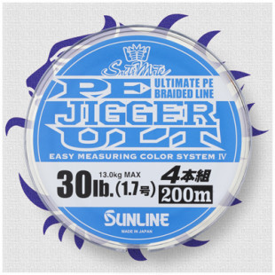 Плетеный шнур SUNLINE PE JIGGER ULT 4 #1,5 200м мультиколор