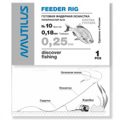 Фидерная оснастка патерностер №12 d-0.25мм кр.№10