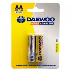 Элемент питания Daewoo MEGA Alkaline AA BL2