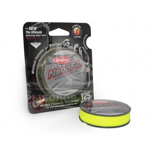 Плетеный шнур BERKLEY NANOFIL Chartreuse 0,28мм 125м