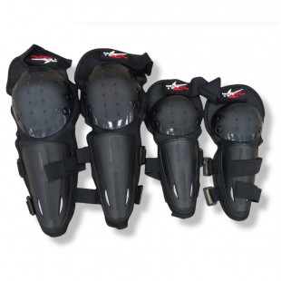 Защита рук и ног PRO-BIKER HX-P02 (компл. 2 налокотника,2 наколенника)-плотный подклад,регул.размер Защита рук и ног PRO-BIKER HX-P02 (компл. 2 налокотника,2 наколенника)-плотный подклад,регул.размер
