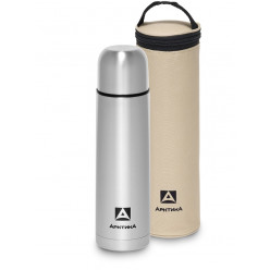 Термос Арктика 0.75л стальной с узким горлом в чехле 101-750A