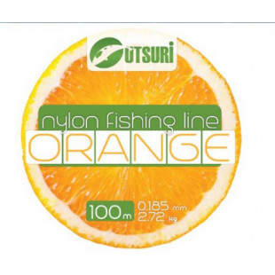 Леска UTSURI Orange 0.185мм 100м