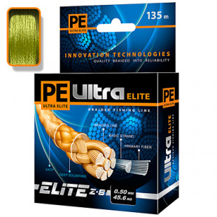 Плетеный шнур PE ULTRA ELITE Z-8 0,60мм 135м оливковый