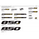 Комплект декоративных наклеек GUEPARD 850 PE (YELLOW) LU102829