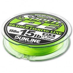 Плетёный шнур Sunline NEW SUPER PE Light Green 0,148мм 150м