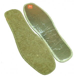 Стельки войлочные с фольгой размеры в ассорт Стельки войлочные с фольгой размеры в ассорт