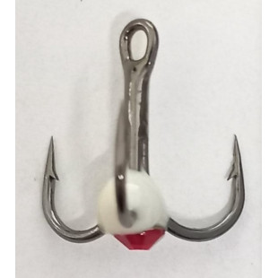 Тройник Капля № 08 VD-092C (BN) цв.16 красный+люм.+красный страз