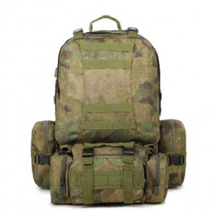 Рюкзак тактический с подсумком 55л цв мох