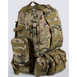 Рюкзак тактический с подсумком 55л цв мультикам