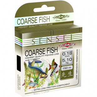 Леска MIKADO SENSEI COARSE FISH 0.22мм 150м