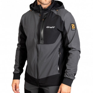 Куртка SOFTSHELL GRAFF серый р. 2XL