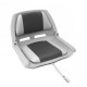 Сиденье пластмассовое складное с подложкой Molded Fold-Down Boat Seat,серо-чёрное (арт.75109GC)