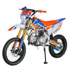 Питбайк MOTAX MX 125 (17/14) черный-белый-оранжевый