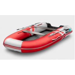 Лодка надувная Gladiator E330S красно-белый