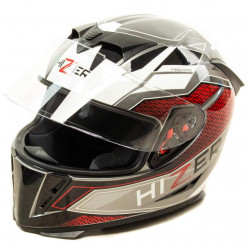 Шлем мото интеграл HIZER J5311 #3 (XL) gray/white