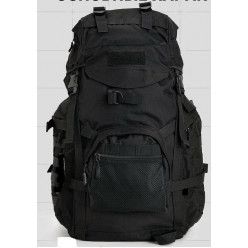Рюкзак тактический 50л с клапаном цв.чёрный