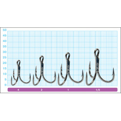 Крючок OWNER ST-56 TIN №4 тройник