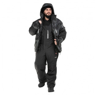 Костюм зимний Arctic цв.серый/чёрный Шелтер р-р M