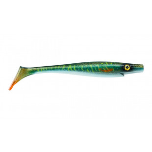 Силиконовая приманка Strike Pro Giant Pig Shad, 260 мм 130 гр Green Motoroil Pike UV  SP-172B#MN3  (1шт)