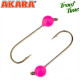 Джиг .Akara Trout Time Шар вольфрам 1 г. 4.6мм. кр. № 4 Pink (3шт)