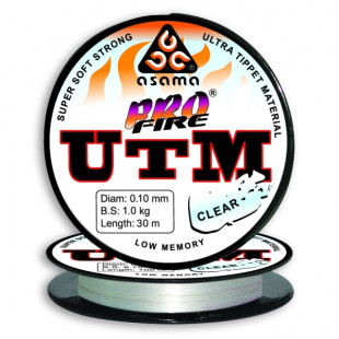 Леска зимняя Asama ProFire UTM Clear 30m/0.14