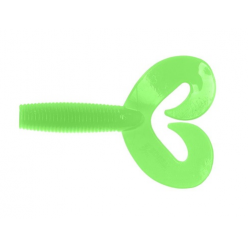 Твистер Credo Double Tail 3.54/9см Electric green 5шт. Helios