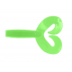 Твистер Credo Double Tail 3.54/9см Electric green 5шт. Helios